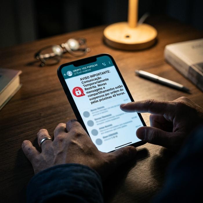​O SILÊNCIO FORÇADO DAS REDES A DOIS DIAS DO VOTO