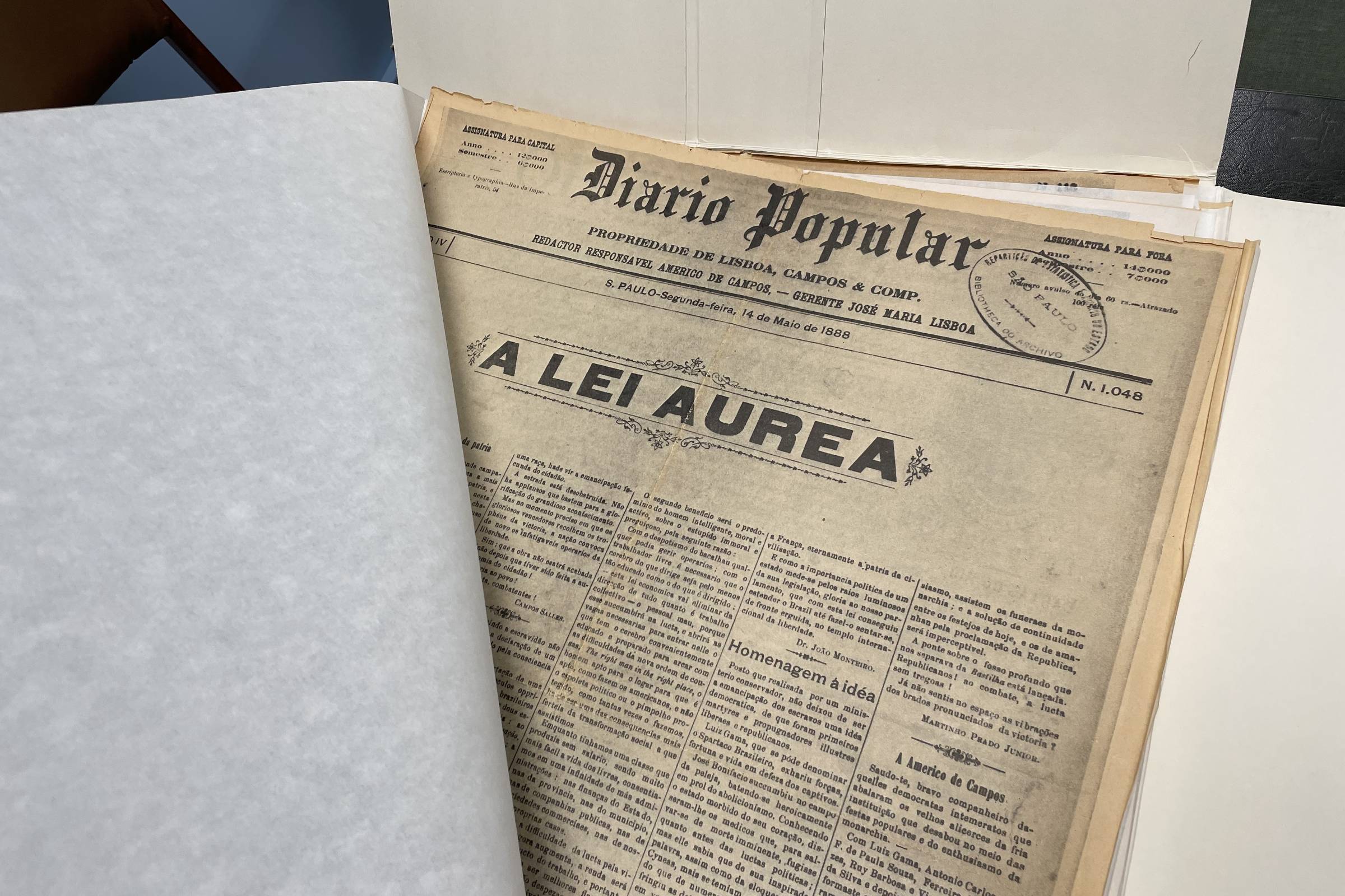 Correntes de papel: 138 anos de uma abolição sem cidadania e liberdade