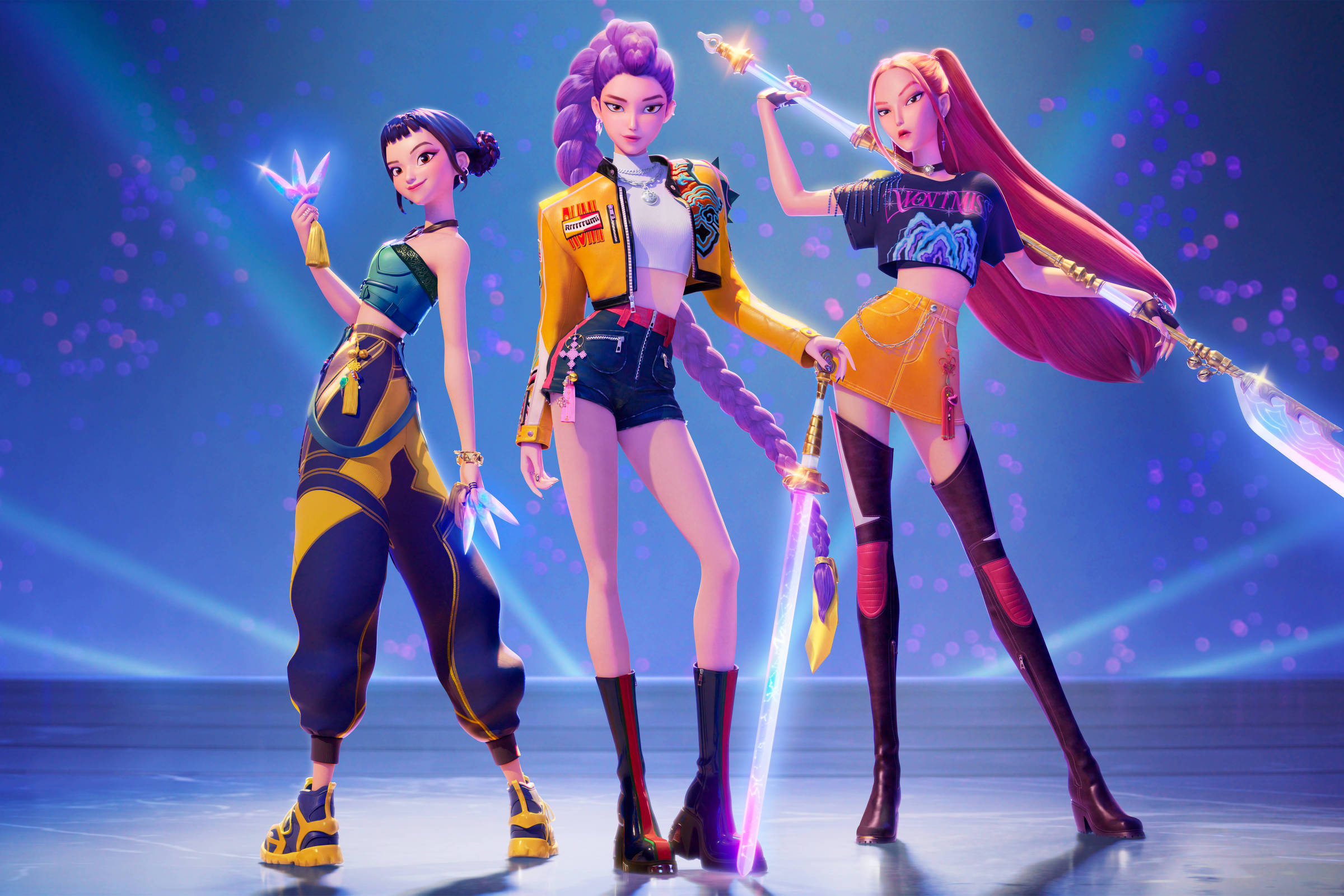 Trio de 'Guerreiras do K-pop' terá turnê internacional, anuncia Netflix